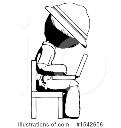 Royalty-Free (RF) Ink Design Mascot Clipart Illustration by Leo Blanchette - Stock Sample #1542656