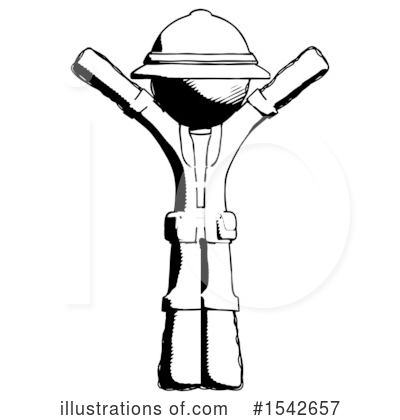 Royalty-Free (RF) Ink Design Mascot Clipart Illustration by Leo Blanchette - Stock Sample #1542657