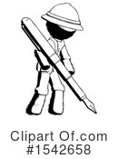 Ink Design Mascot Clipart #1542658 by Leo Blanchette