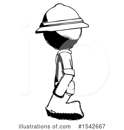 Royalty-Free (RF) Ink Design Mascot Clipart Illustration by Leo Blanchette - Stock Sample #1542667
