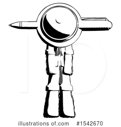 Royalty-Free (RF) Ink Design Mascot Clipart Illustration by Leo Blanchette - Stock Sample #1542670