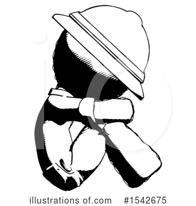 Royalty-Free (RF) Ink Design Mascot Clipart Illustration by Leo Blanchette - Stock Sample #1542675