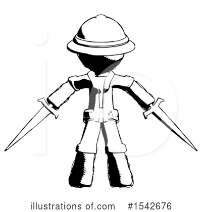 Royalty-Free (RF) Ink Design Mascot Clipart Illustration by Leo Blanchette - Stock Sample #1542676