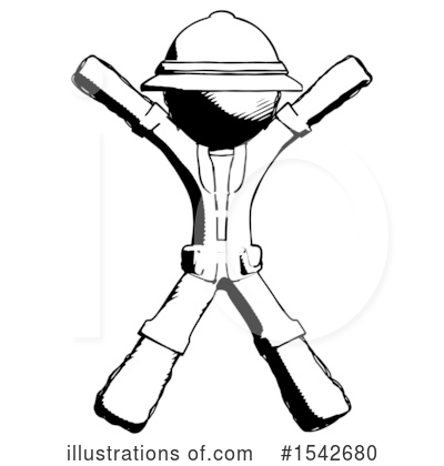 Royalty-Free (RF) Ink Design Mascot Clipart Illustration by Leo Blanchette - Stock Sample #1542680