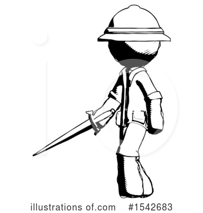Royalty-Free (RF) Ink Design Mascot Clipart Illustration by Leo Blanchette - Stock Sample #1542683