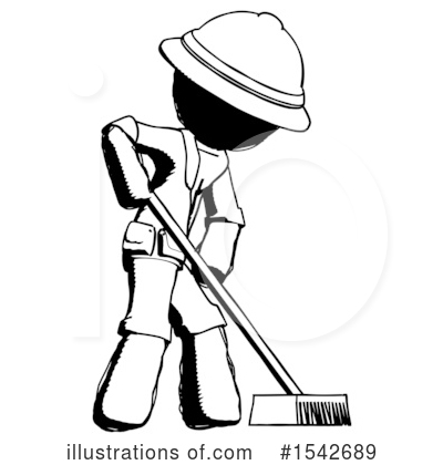 Royalty-Free (RF) Ink Design Mascot Clipart Illustration by Leo Blanchette - Stock Sample #1542689
