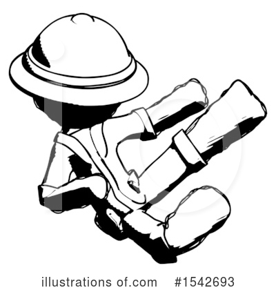 Royalty-Free (RF) Ink Design Mascot Clipart Illustration by Leo Blanchette - Stock Sample #1542693