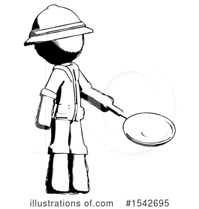 Royalty-Free (RF) Ink Design Mascot Clipart Illustration by Leo Blanchette - Stock Sample #1542695