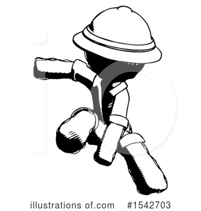 Royalty-Free (RF) Ink Design Mascot Clipart Illustration by Leo Blanchette - Stock Sample #1542703