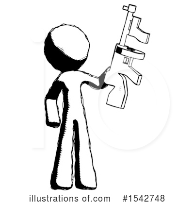 Royalty-Free (RF) Ink Design Mascot Clipart Illustration by Leo Blanchette - Stock Sample #1542748