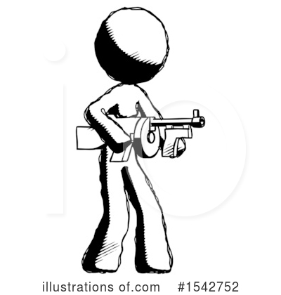 Royalty-Free (RF) Ink Design Mascot Clipart Illustration by Leo Blanchette - Stock Sample #1542752