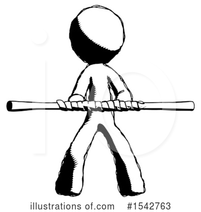 Royalty-Free (RF) Ink Design Mascot Clipart Illustration by Leo Blanchette - Stock Sample #1542763