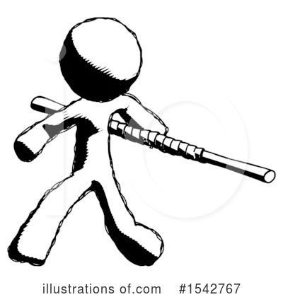 Royalty-Free (RF) Ink Design Mascot Clipart Illustration by Leo Blanchette - Stock Sample #1542767