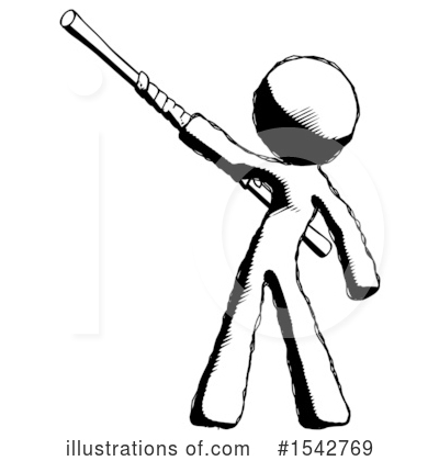 Royalty-Free (RF) Ink Design Mascot Clipart Illustration by Leo Blanchette - Stock Sample #1542769