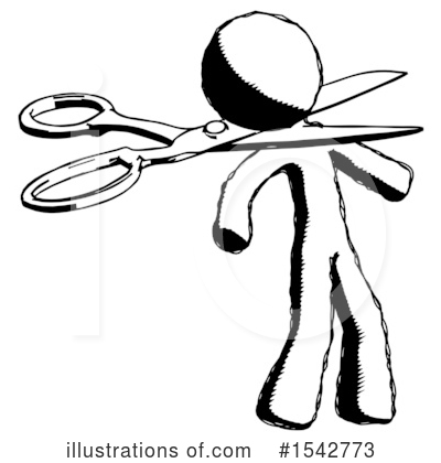 Royalty-Free (RF) Ink Design Mascot Clipart Illustration by Leo Blanchette - Stock Sample #1542773