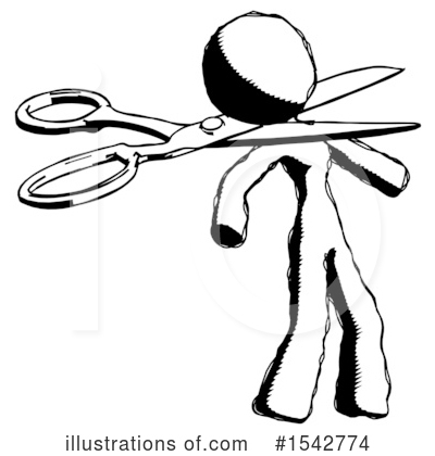 Royalty-Free (RF) Ink Design Mascot Clipart Illustration by Leo Blanchette - Stock Sample #1542774