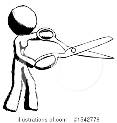 Royalty-Free (RF) Ink Design Mascot Clipart Illustration by Leo Blanchette - Stock Sample #1542776