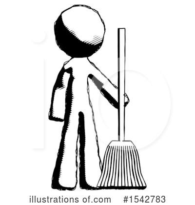 Royalty-Free (RF) Ink Design Mascot Clipart Illustration by Leo Blanchette - Stock Sample #1542783