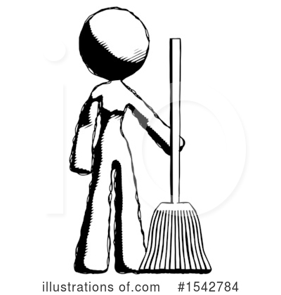 Royalty-Free (RF) Ink Design Mascot Clipart Illustration by Leo Blanchette - Stock Sample #1542784