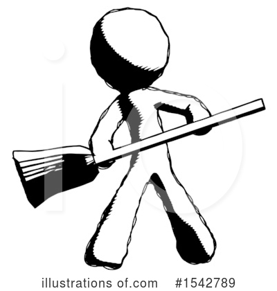 Royalty-Free (RF) Ink Design Mascot Clipart Illustration by Leo Blanchette - Stock Sample #1542789
