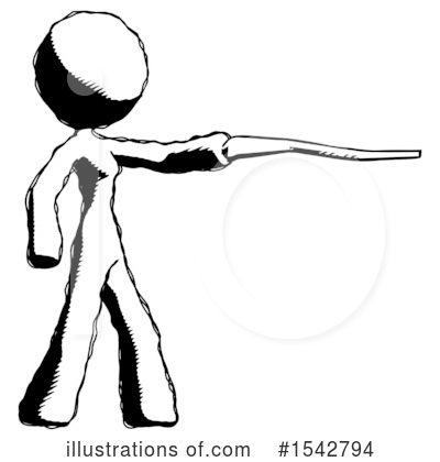 Royalty-Free (RF) Ink Design Mascot Clipart Illustration by Leo Blanchette - Stock Sample #1542794