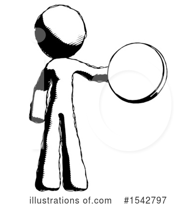 Royalty-Free (RF) Ink Design Mascot Clipart Illustration by Leo Blanchette - Stock Sample #1542797