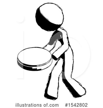 Royalty-Free (RF) Ink Design Mascot Clipart Illustration by Leo Blanchette - Stock Sample #1542802