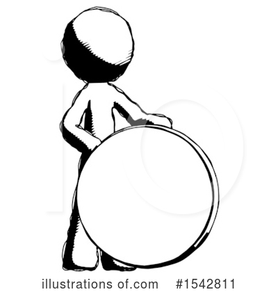 Royalty-Free (RF) Ink Design Mascot Clipart Illustration by Leo Blanchette - Stock Sample #1542811