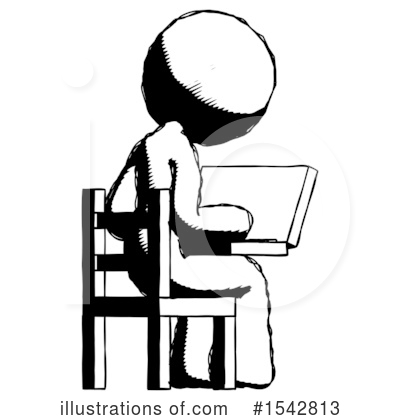 Royalty-Free (RF) Ink Design Mascot Clipart Illustration by Leo Blanchette - Stock Sample #1542813