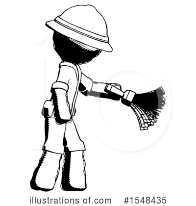 Royalty-Free (RF) Ink Design Mascot Clipart Illustration by Leo Blanchette - Stock Sample #1548435