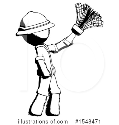 Royalty-Free (RF) Ink Design Mascot Clipart Illustration by Leo Blanchette - Stock Sample #1548471