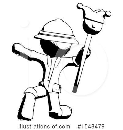 Royalty-Free (RF) Ink Design Mascot Clipart Illustration by Leo Blanchette - Stock Sample #1548479