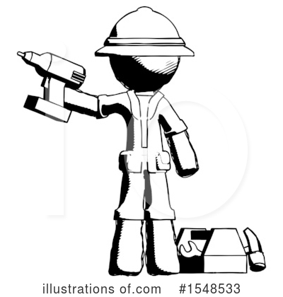 Royalty-Free (RF) Ink Design Mascot Clipart Illustration by Leo Blanchette - Stock Sample #1548533