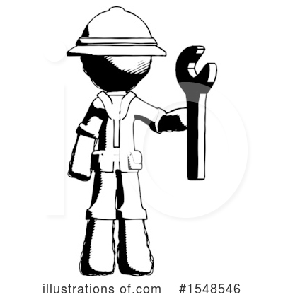 Royalty-Free (RF) Ink Design Mascot Clipart Illustration by Leo Blanchette - Stock Sample #1548546