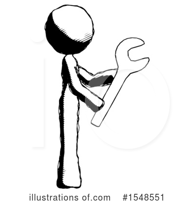 Royalty-Free (RF) Ink Design Mascot Clipart Illustration by Leo Blanchette - Stock Sample #1548551