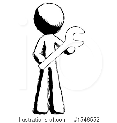 Royalty-Free (RF) Ink Design Mascot Clipart Illustration by Leo Blanchette - Stock Sample #1548552