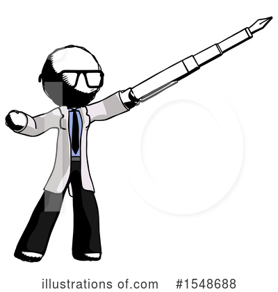 Royalty-Free (RF) Ink Design Mascot Clipart Illustration by Leo Blanchette - Stock Sample #1548688