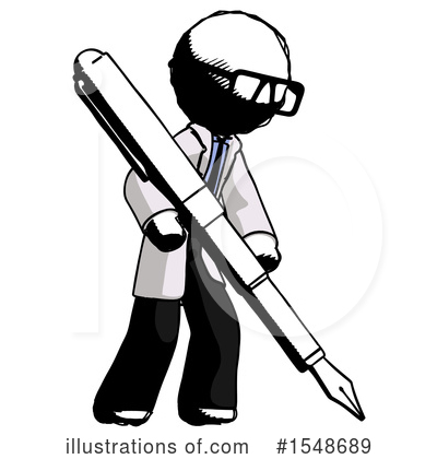 Royalty-Free (RF) Ink Design Mascot Clipart Illustration by Leo Blanchette - Stock Sample #1548689