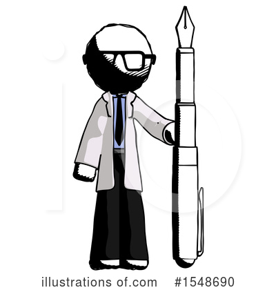 Royalty-Free (RF) Ink Design Mascot Clipart Illustration by Leo Blanchette - Stock Sample #1548690