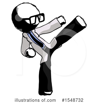 Royalty-Free (RF) Ink Design Mascot Clipart Illustration by Leo Blanchette - Stock Sample #1548732