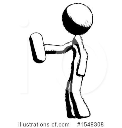 Royalty-Free (RF) Ink Design Mascot Clipart Illustration by Leo Blanchette - Stock Sample #1549308