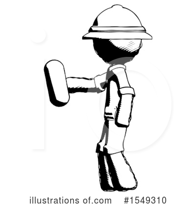 Royalty-Free (RF) Ink Design Mascot Clipart Illustration by Leo Blanchette - Stock Sample #1549310