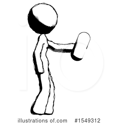 Royalty-Free (RF) Ink Design Mascot Clipart Illustration by Leo Blanchette - Stock Sample #1549312