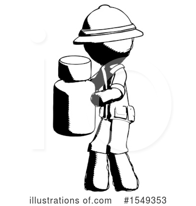 Royalty-Free (RF) Ink Design Mascot Clipart Illustration by Leo Blanchette - Stock Sample #1549353