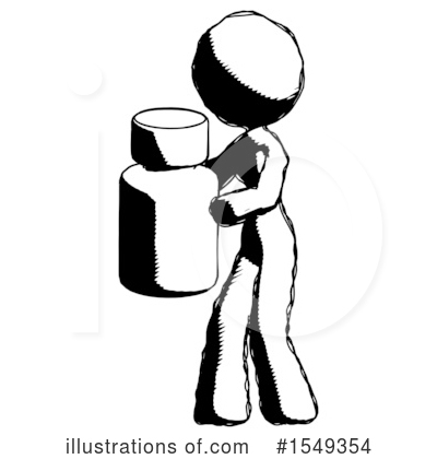 Royalty-Free (RF) Ink Design Mascot Clipart Illustration by Leo Blanchette - Stock Sample #1549354
