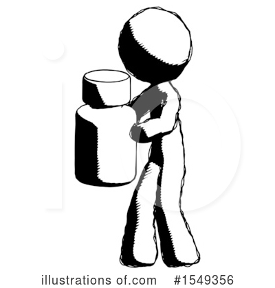 Royalty-Free (RF) Ink Design Mascot Clipart Illustration by Leo Blanchette - Stock Sample #1549356