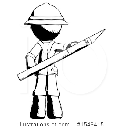 Royalty-Free (RF) Ink Design Mascot Clipart Illustration by Leo Blanchette - Stock Sample #1549415