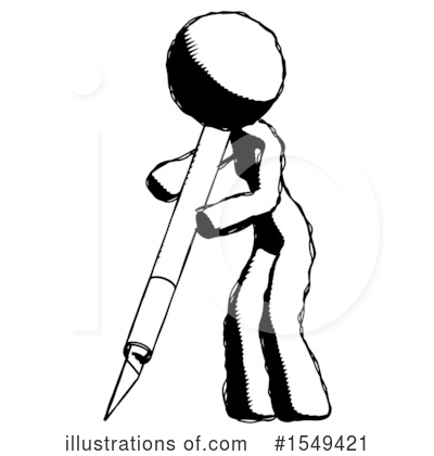Royalty-Free (RF) Ink Design Mascot Clipart Illustration by Leo Blanchette - Stock Sample #1549421