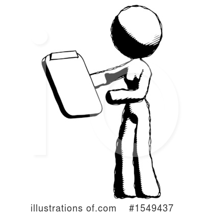 Royalty-Free (RF) Ink Design Mascot Clipart Illustration by Leo Blanchette - Stock Sample #1549437