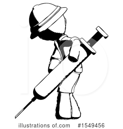 Royalty-Free (RF) Ink Design Mascot Clipart Illustration by Leo Blanchette - Stock Sample #1549456